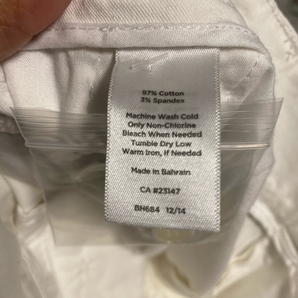 NWT. White Talbots Pants. - Picture 4 of 5
